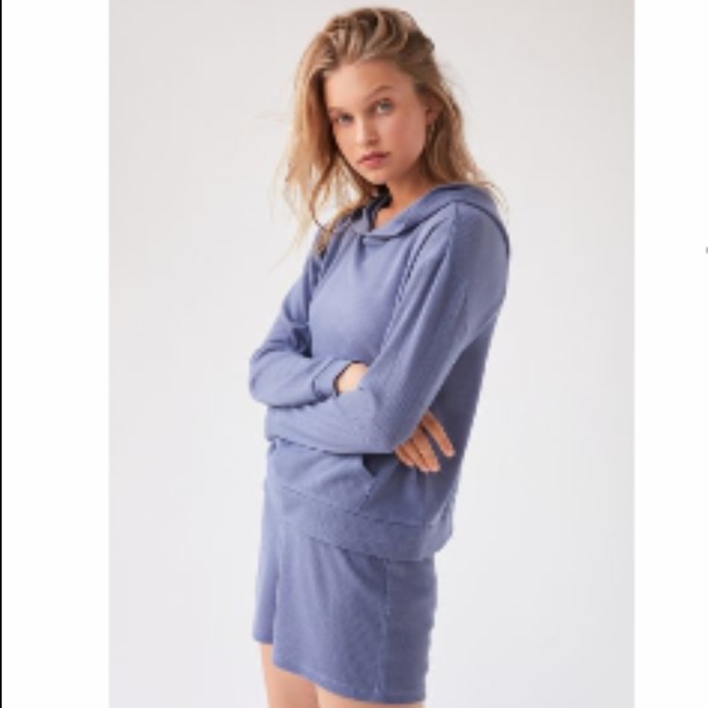 UO out from under thermal hoodie sweatshirt